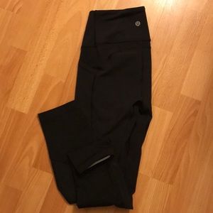 Lululemon Black “All the Right Places Crop II”